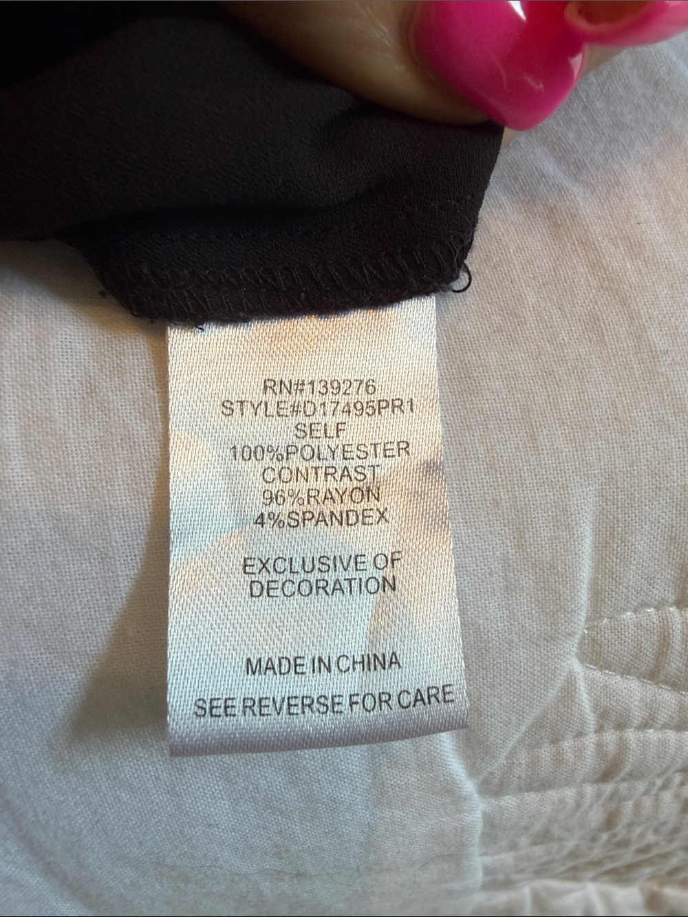 Daniel Rainn Black Smocked Yoke Sleeveless Tank - Picture 6 of 7